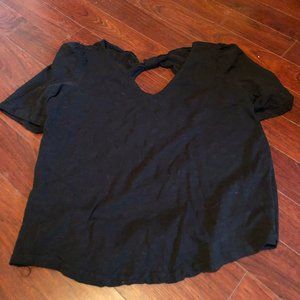 Black Knot Top Anthropologie XL